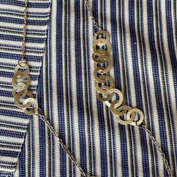 ZARA GIRLS STRIPED MINI SKIRT SZ 8/9 EUC - Picture 6 of 7